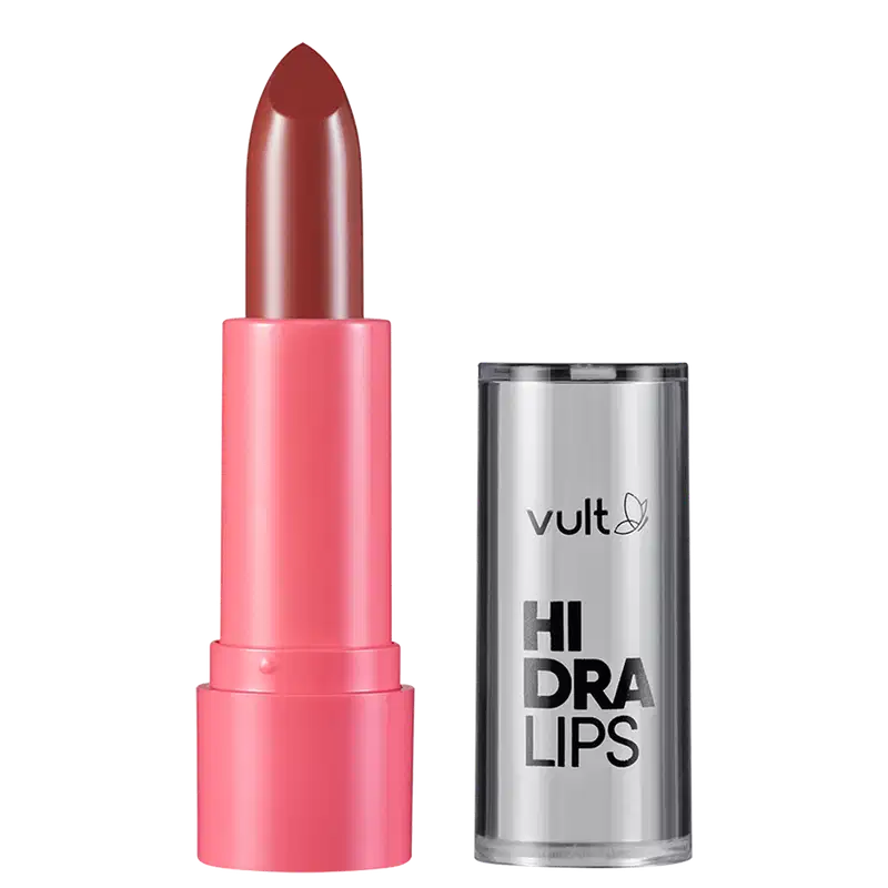 Batom Cremoso Marrom Capuccino Hidra Lips 3,6g