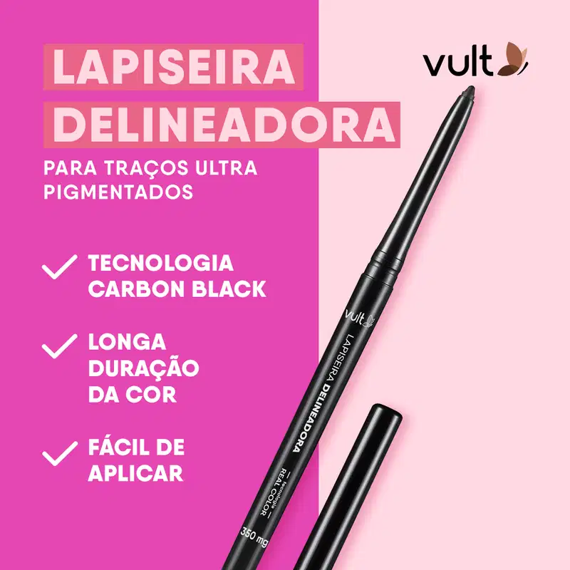 Lapiseira Delineadora para Olhos Preto 0,35g