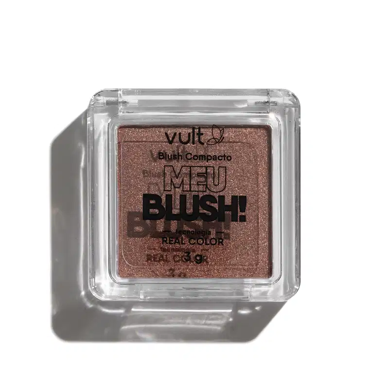 Blush Compacto Golden Perolado Meu Blush! 3g
