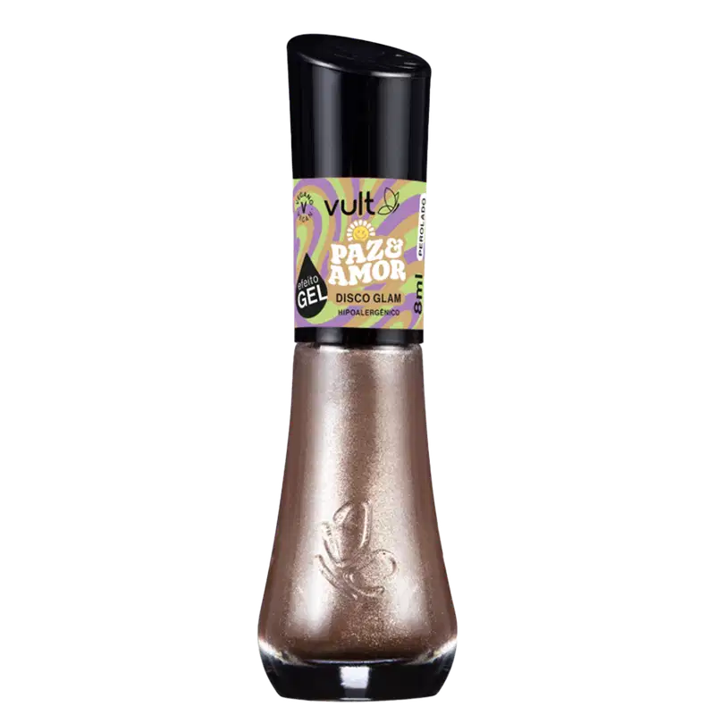 Esmalte Perolado Disco Glam Coleção Paz & Amor 8ml