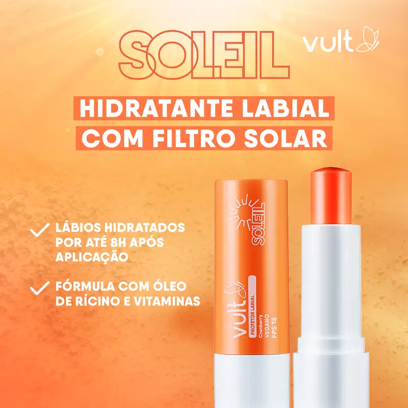 Balm Labial Cranberry FPS 15 Vult Soleil 3,6g