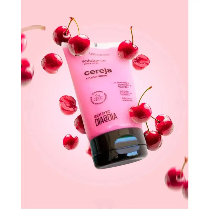 KIT ESFOLIANTE CEREJA 150GR + BODY SPLASH CEREJA 190ML - LABOTRAT