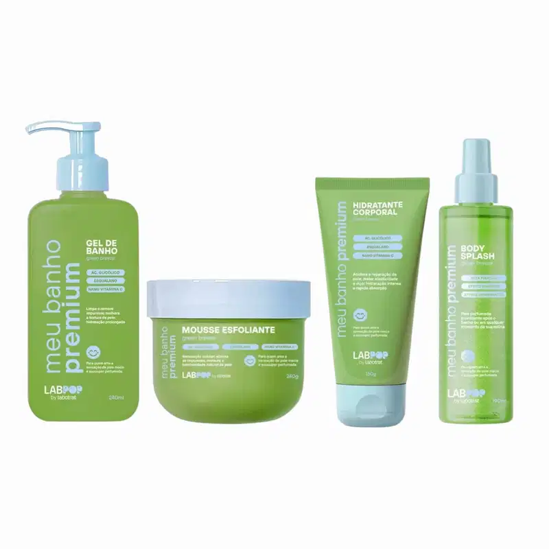 KIT MEU BANHO PREMIUM GREEN BREEZE LABPOP - LABOTRAT