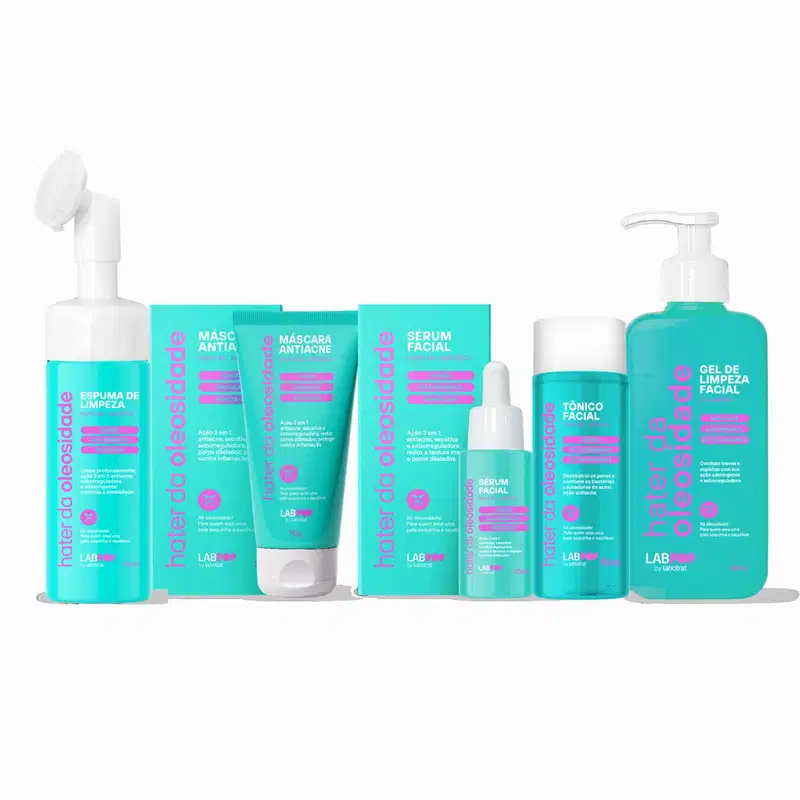 KIT HATER DA OLEOSIDADE LABPOP (5 PRODUTOS) - LABOTRAT