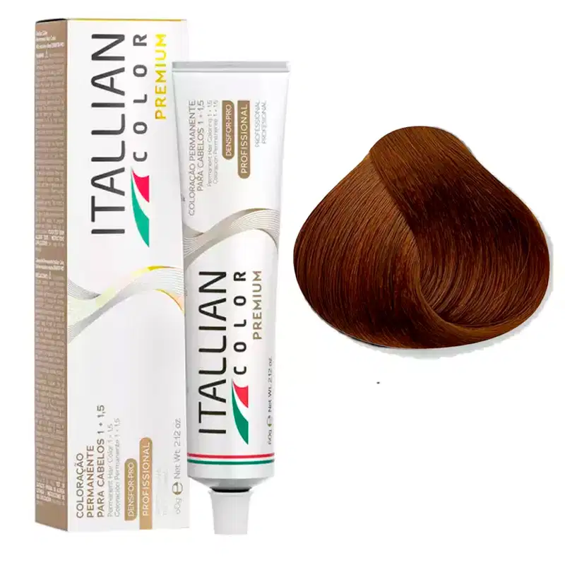 Itallian Color Premium 6.74 Loiro Morena Ilum.+OXI20vol90ml