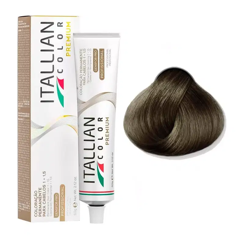 Itallian Color Premium 7.1 Louro Cinza + OXI 20vol 90ml