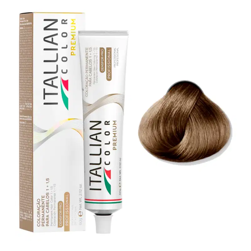 Itallian Color Premium 8.31 Louro Dourado Cinza+OXI20vol90ml
