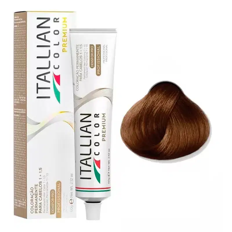 Itallian Color Premium 6.4 Louro Escuro Cobre+OXI 20vol 90ml