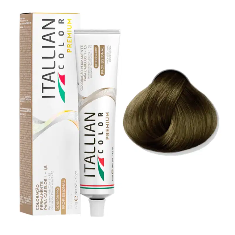Itallian Color Premium 6.3 Louro Esc. Dourado+OXI 20vol 90ml