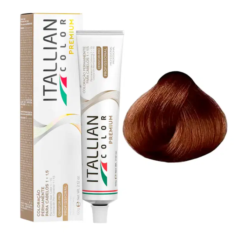 Itallian Color Premium 6.31 Louro Dourado Cinza+OXI20vol90ml