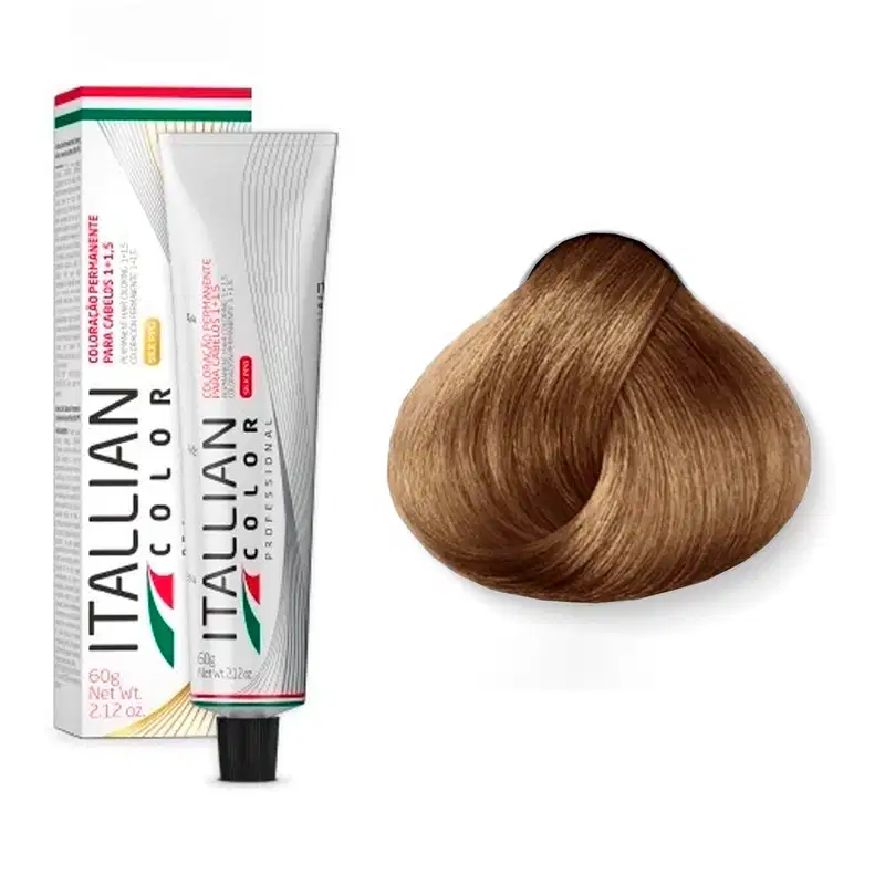 Itallian Color Premium 9.17 Louro Cinza Marrom+OXI 30vol90ml