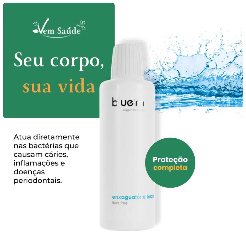 BlueM - Enxaguatório Bucal 500ml
