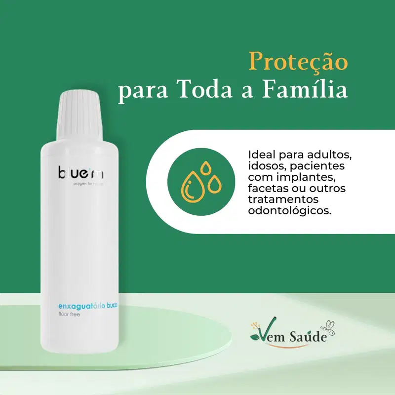 BlueM - Enxaguatório Bucal 250ml