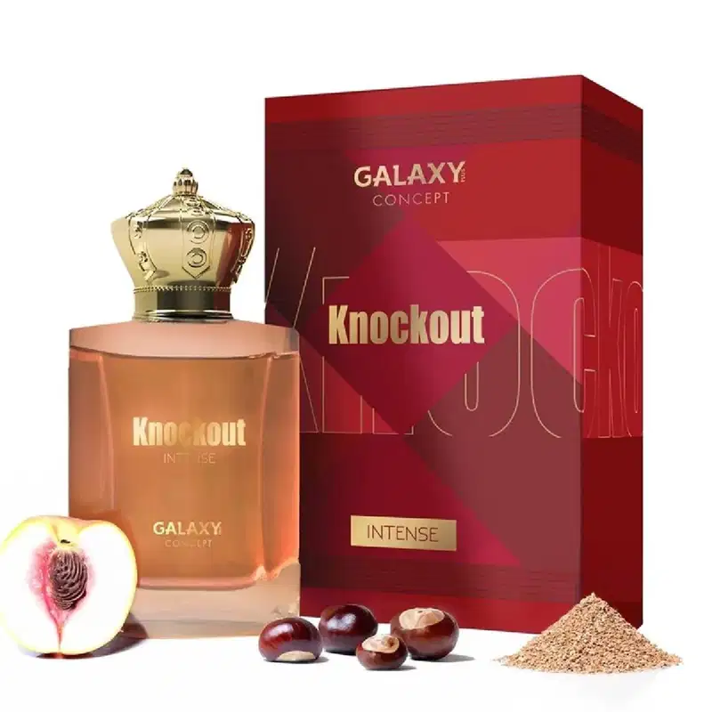 PERFUME FEMININO GALAXY PLUS CONCEPT KNOCKOUT INTENSE Tamanho:100ml