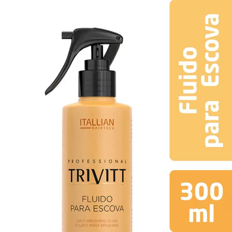 Fluído Escova Trivitt + Reparador de Pontas 30ml – Alinhamento e Maciez Capilar