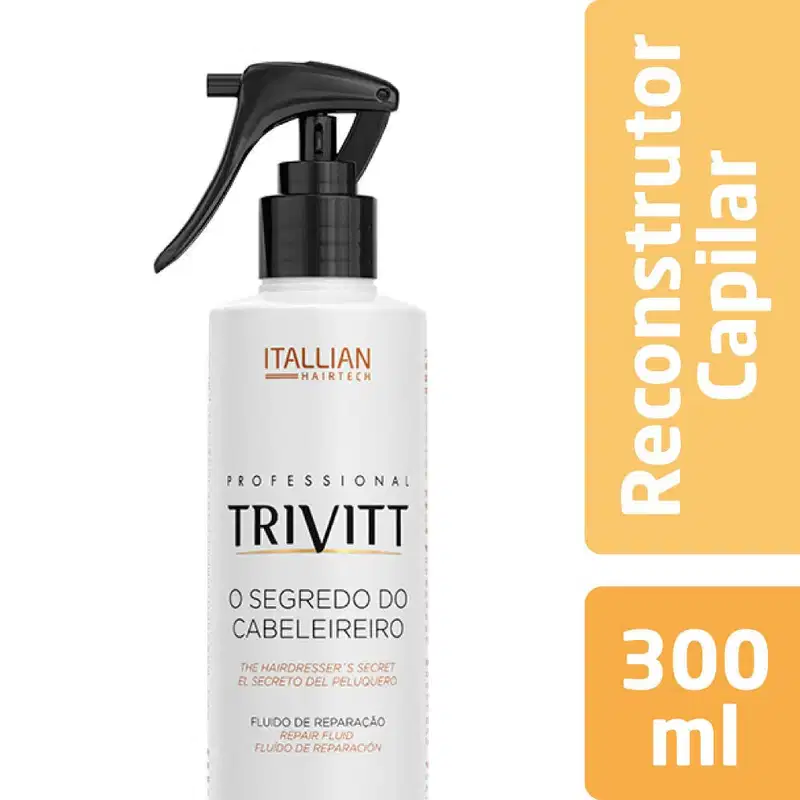 Trivitt Profissional Reconstrutor Capilar Segredo do Cabelereiro +  Fluido Para Escova 300ml cada