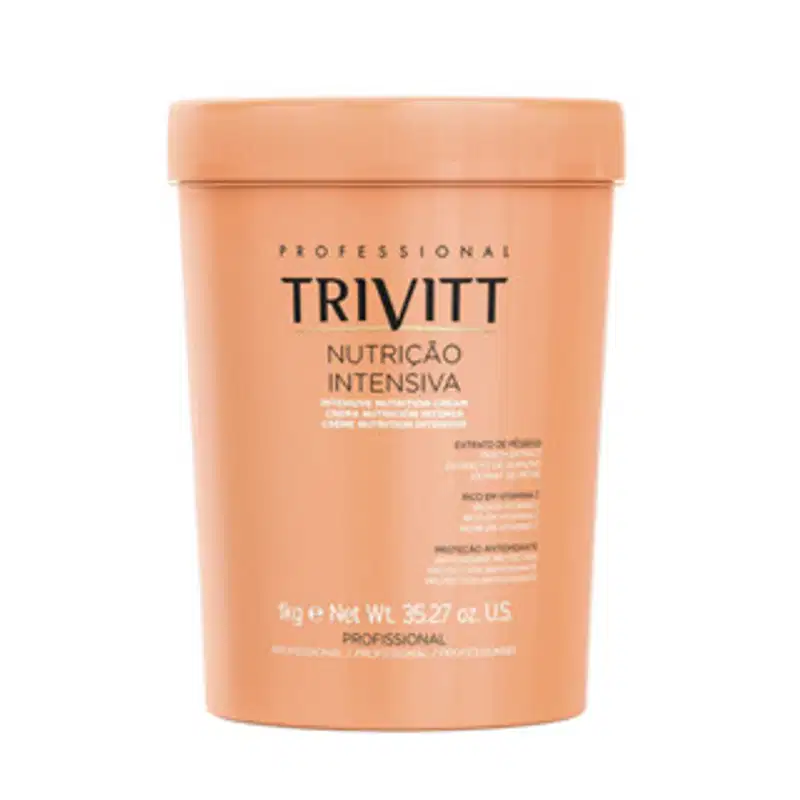 Kit Profissional Trivitt Shampoo e Nutrição Intensiva 1Kg