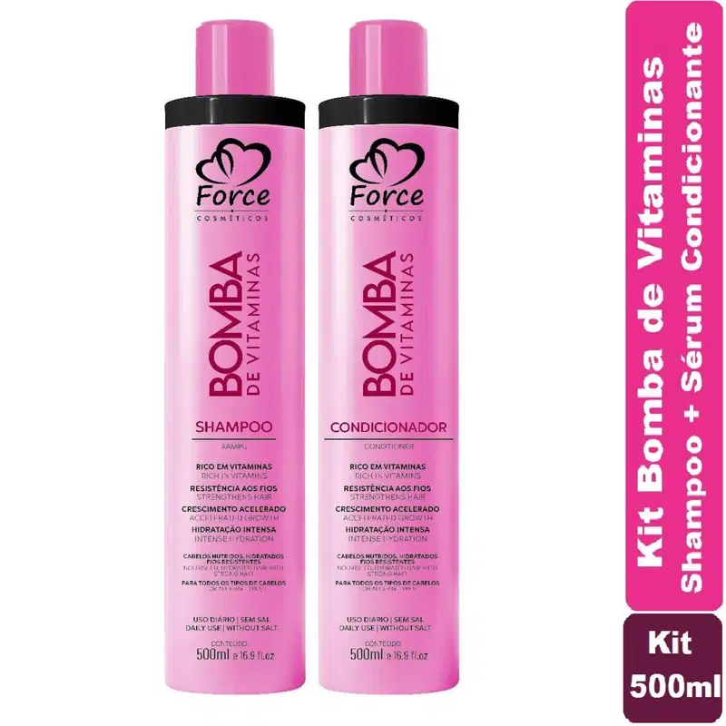 Kit Bomba de Vitaminas - Turbo do Crescimento (5 itens)