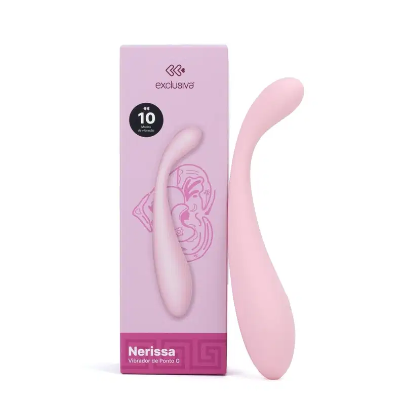 Vibrador de Ponto G com 10 Vibrações - Exclusiva Nerissa