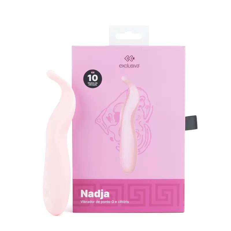 Estimulador de Ponto G e Clitóris com 10 Vibrações - Nadja