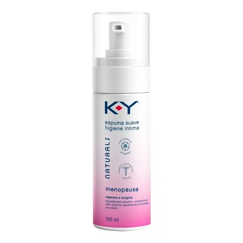 Espuma de Higiene Íntima Suave - K-Y Naturals Menopausa