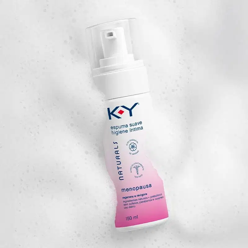 Espuma de Higiene Íntima Suave - K-Y Naturals Menopausa