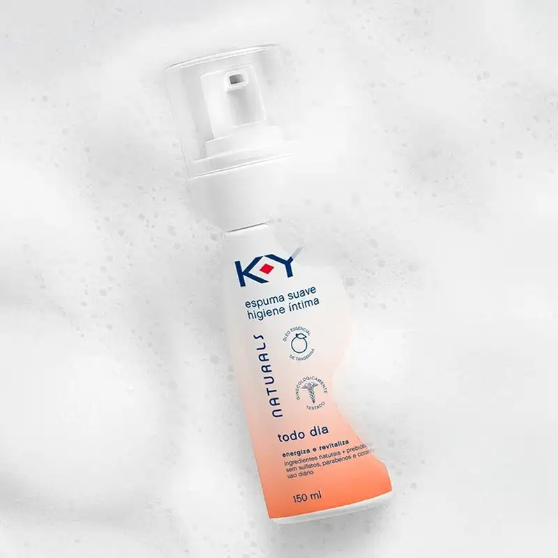 Espuma de Higiene com Óleo de Tangerina - K-Y Todo Dia