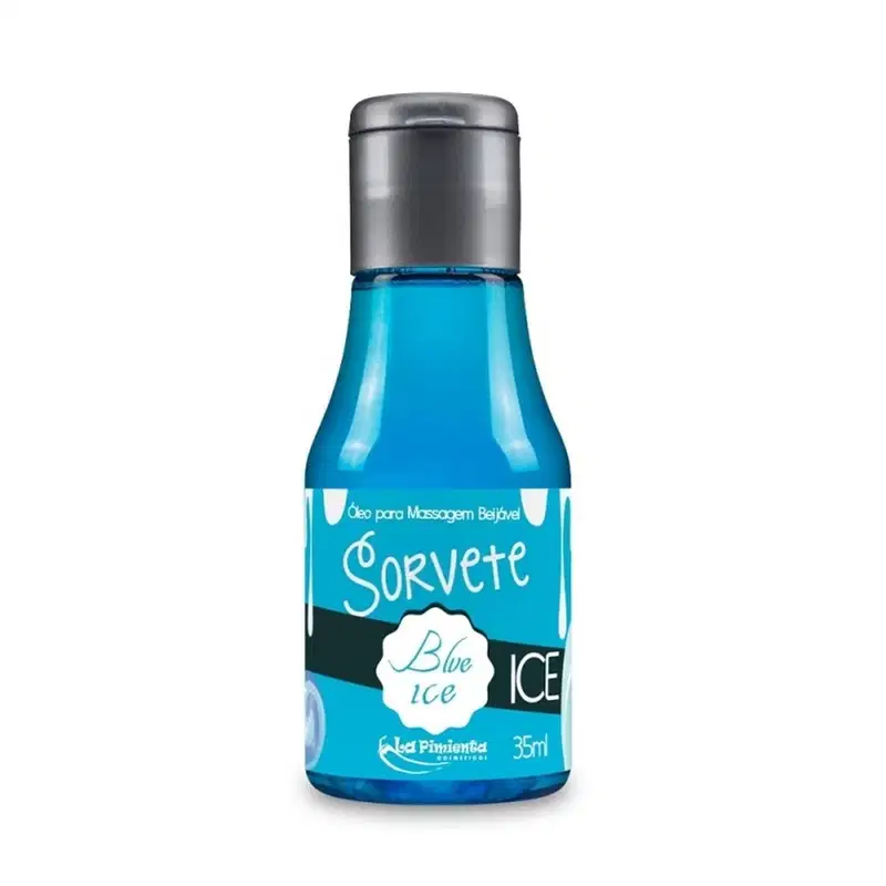 Óleo para Massagem Beijável - La Pimienta Sorvete |Blue Ice