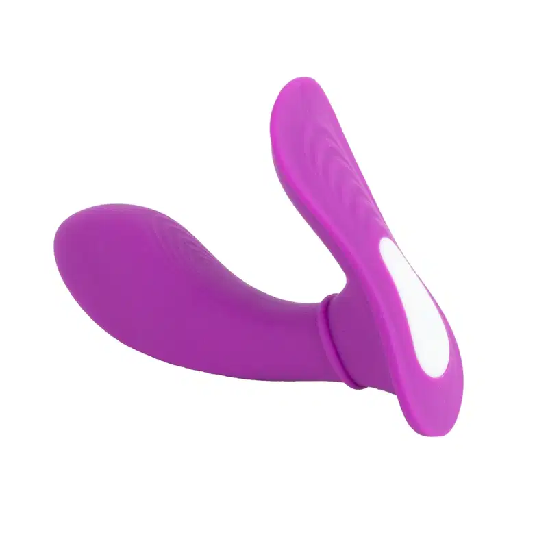 Vibrador com 9 Vibrações e Controle - Roxo | Butterfly-RCT