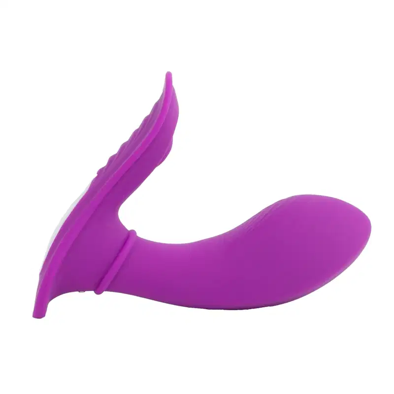 Vibrador com 9 Vibrações e Controle - Roxo | Butterfly-RCT