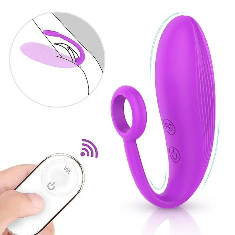 Vibrador de Ponto G - 9 x 3,1 cm - Roxo | S-Hande Tulip 3