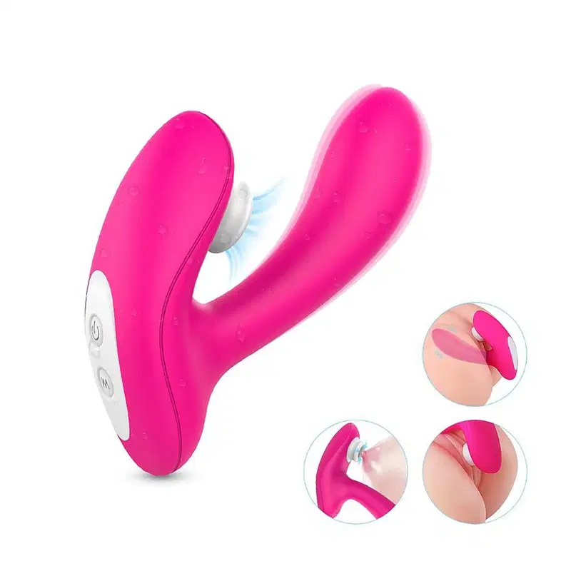 Estimulador de Clitóris e Ponto G - Pink | S-Hande Tricker