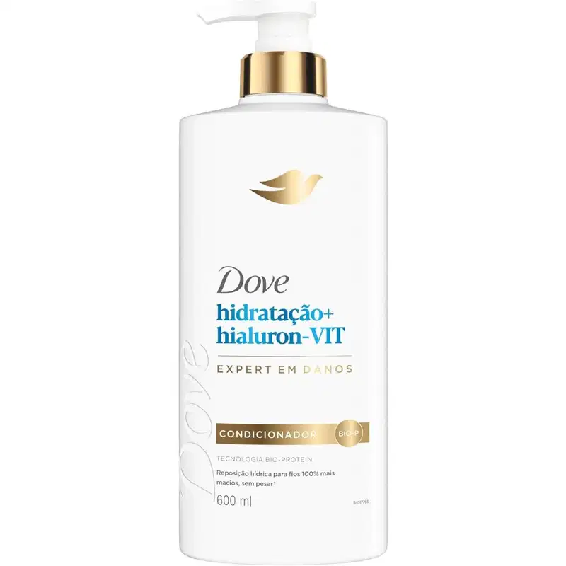 Dove Condicionador Hidratação + Hialuron-Vit 600ml Pump