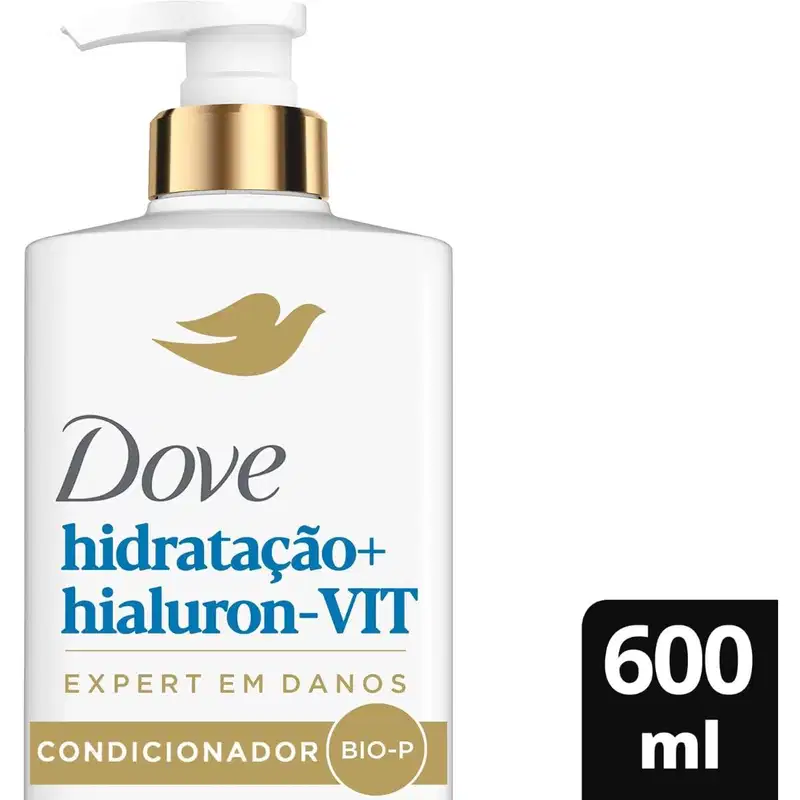 Dove Condicionador Hidratação + Hialuron-Vit 600ml Pump