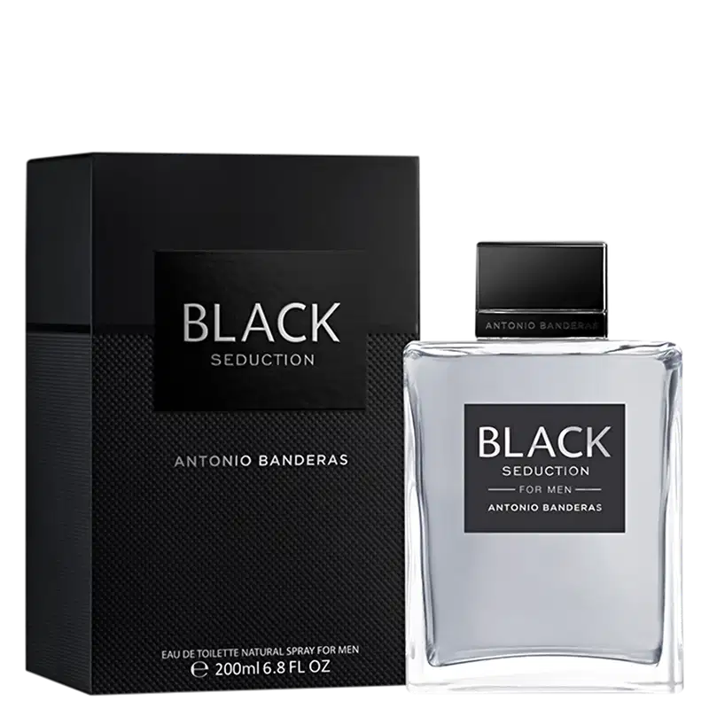Seduction in Black Banderas Eau de Toilette - Perfume Masculino 200ml