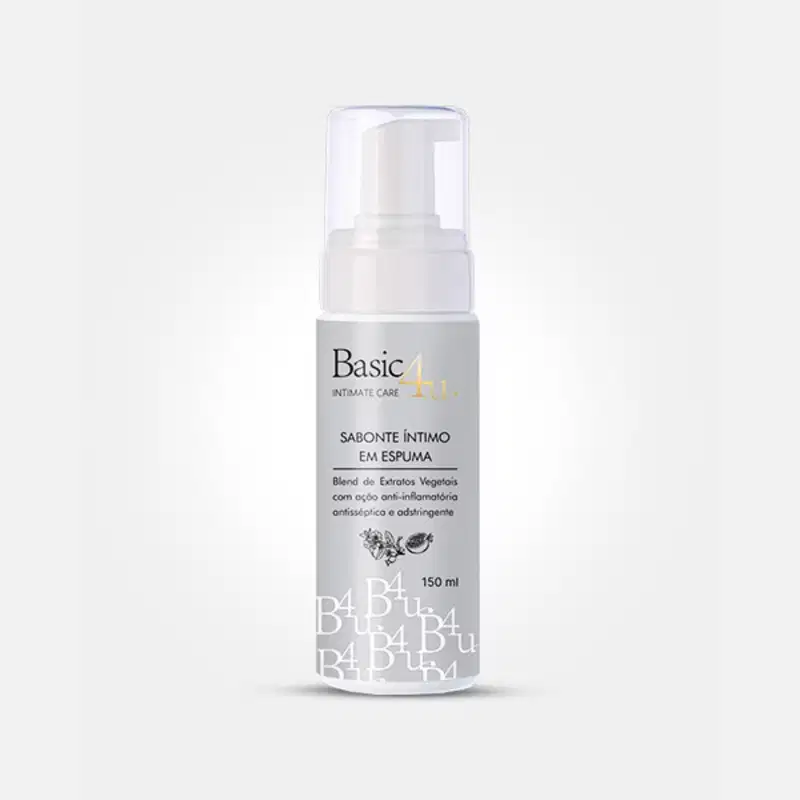 Sabonete Íntimo em Espuma 150ml: Ginecologicamente testado | Basic4u