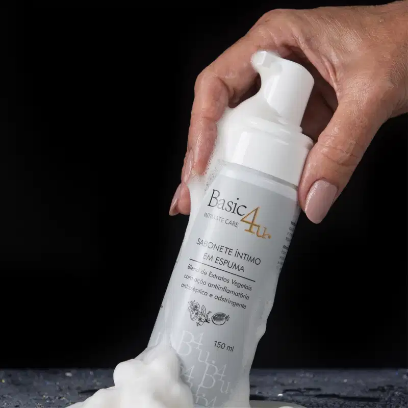 Sabonete Íntimo em Espuma 150ml: Ginecologicamente testado | Basic4u