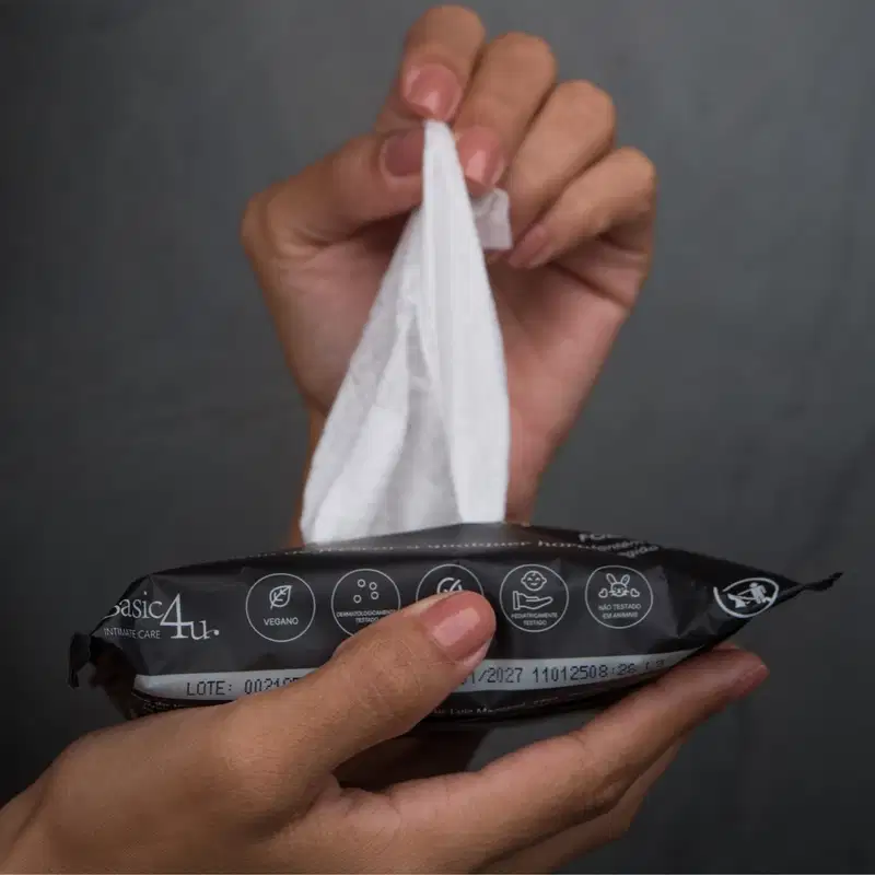 Lenço Umedecido Íntimo: Suavidade e frescor imediato | Basic4u