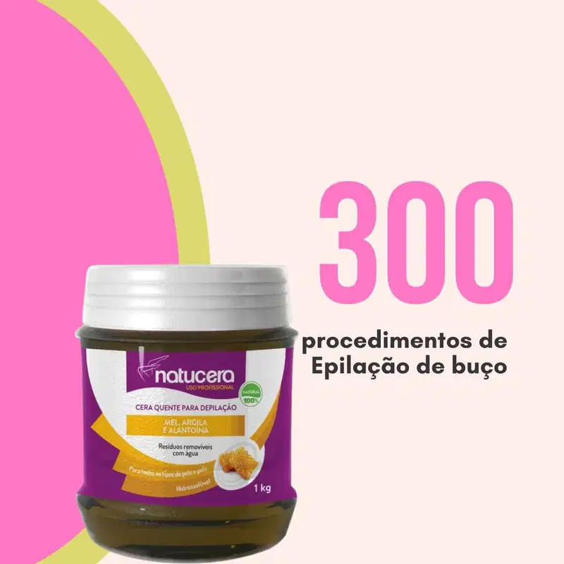 Cera Quente Natucera Mel Para Depilação 1kg – Natucera