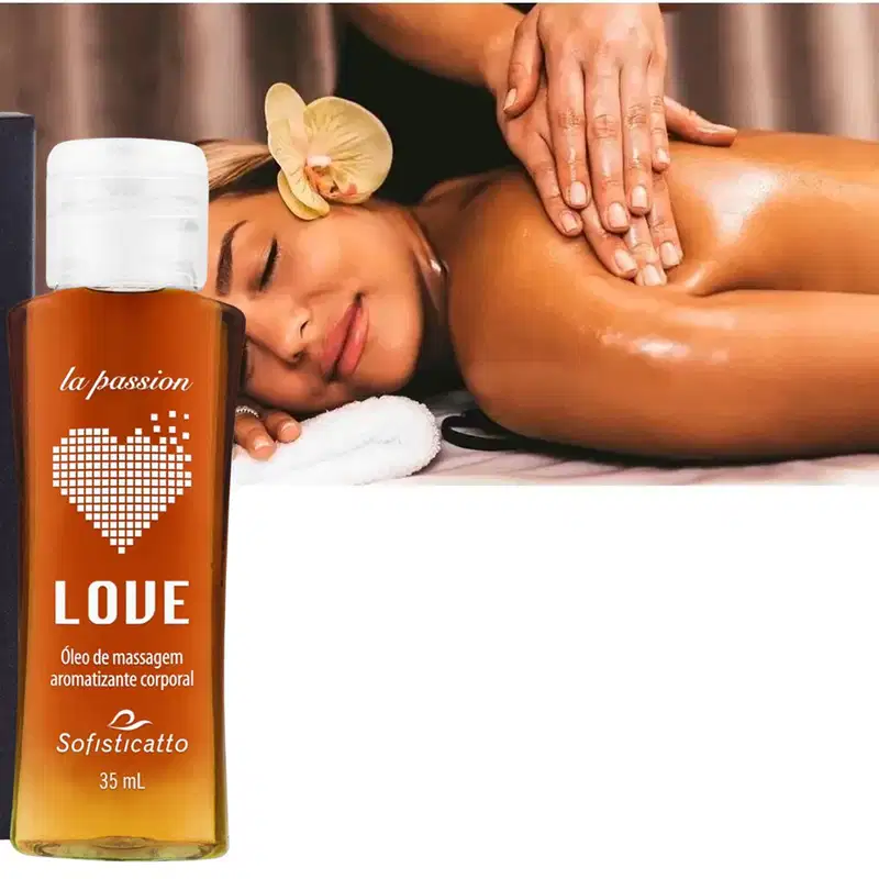 Óleo de Massagem Corporal Beijável Sensação Quente Amarula