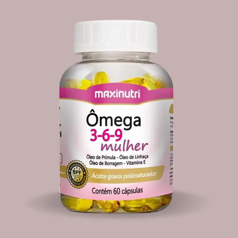 Kit C2 Suplemento Alimentar Omêga Mulher 60 caps – Maxinutri