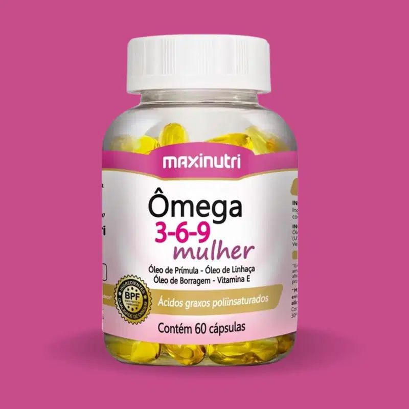 Kit C2 Suplemento Alimentar Omêga Mulher 60 caps – Maxinutri