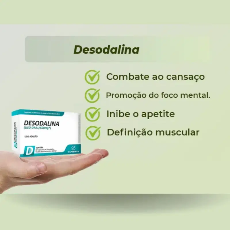 Suplemento Alimentar Desodalina C60 – Sanibras