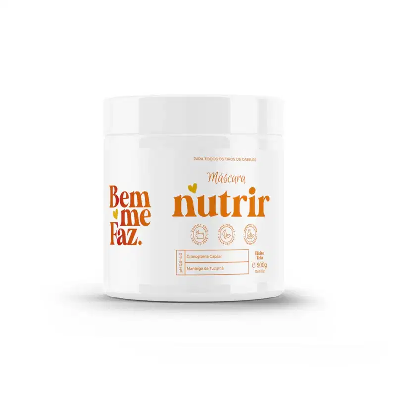 Máscara Capilar Nutrição 500g Tucumã Nutrir Bem Me Faz