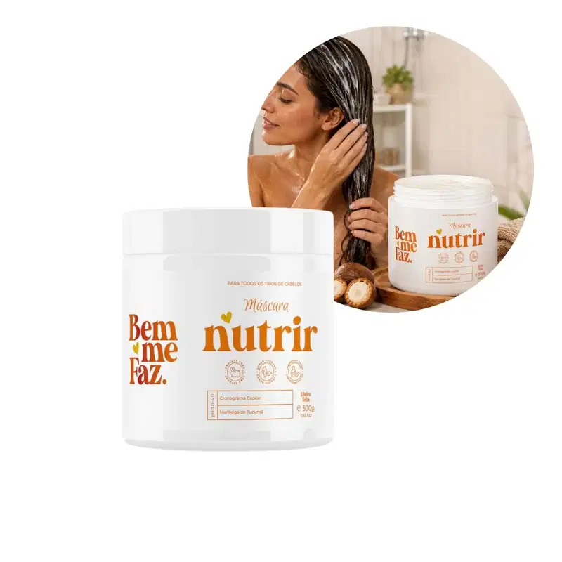 Máscara Capilar Nutrição 500g Tucumã Nutrir Bem Me Faz
