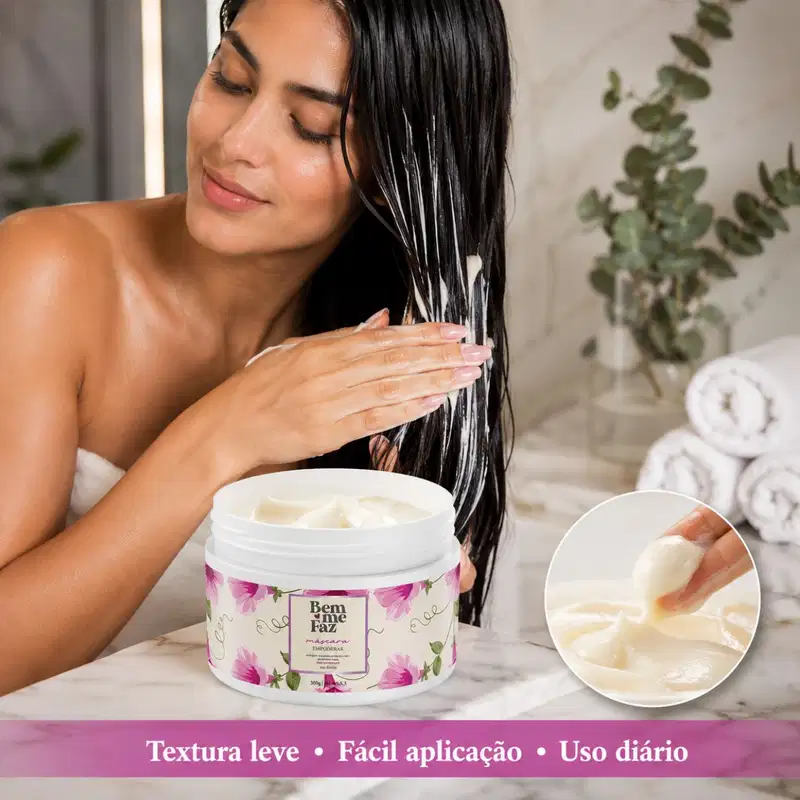 Máscara Nutrição e Reparação 300g Empoderar Bem Me Faz