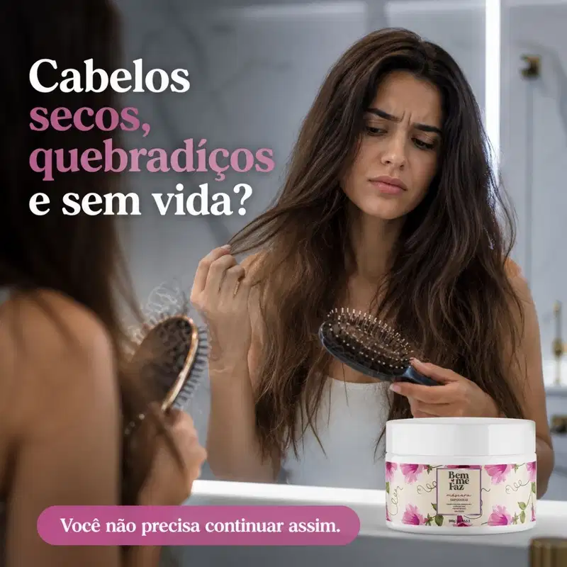 Máscara Nutrição e Reparação 300g Empoderar Bem Me Faz