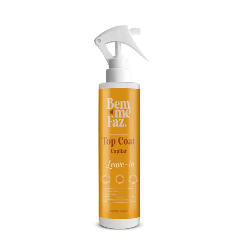 Leave-in Top Coat Capilar 300ml Bem Me Faz Óleo Patauá