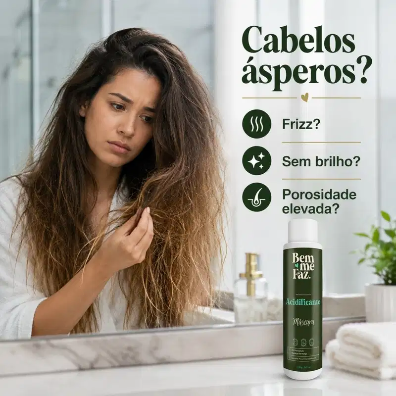 Máscara Acidificante 500g Bem Me Faz Brilho Intenso
