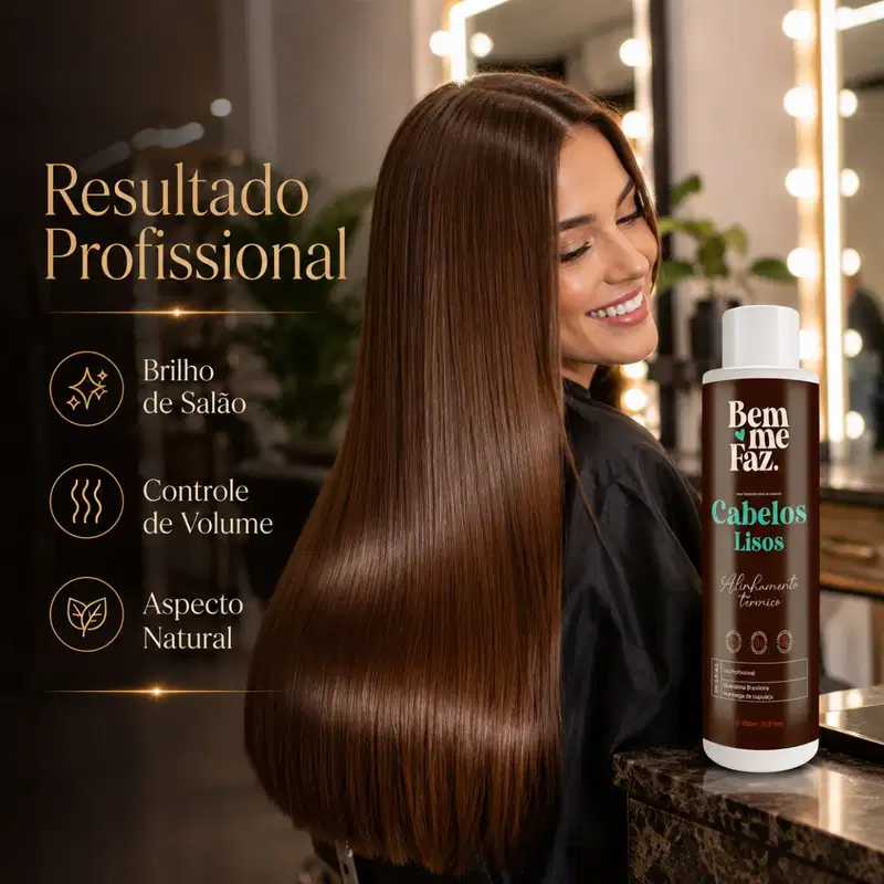Progressiva Alisamento 1L Bem Me Faz Alinhamento Térmico